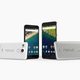 Nexus 5X, left, and 6P
